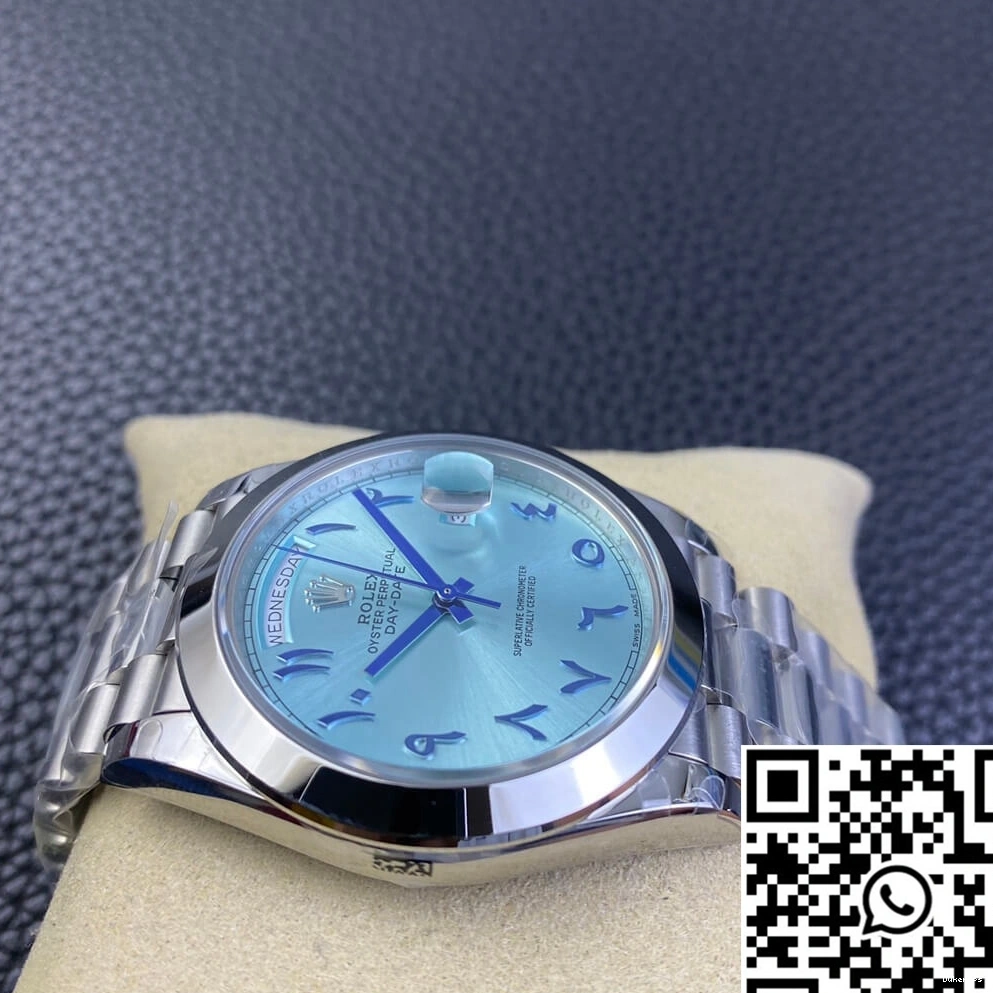 Steel Blue Day Middle Date East Stainless Dial BP Ice Customization Rolex Factory 0103